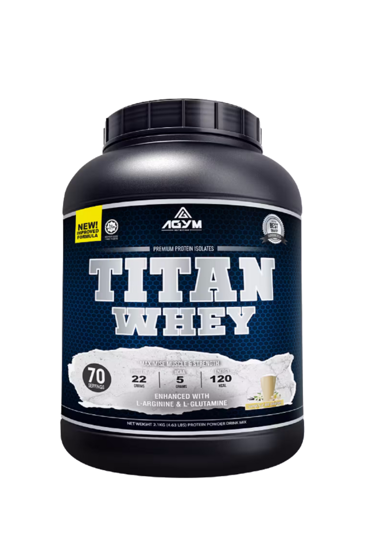 Agym Titan Whey Protein Vanilla 4.63lb