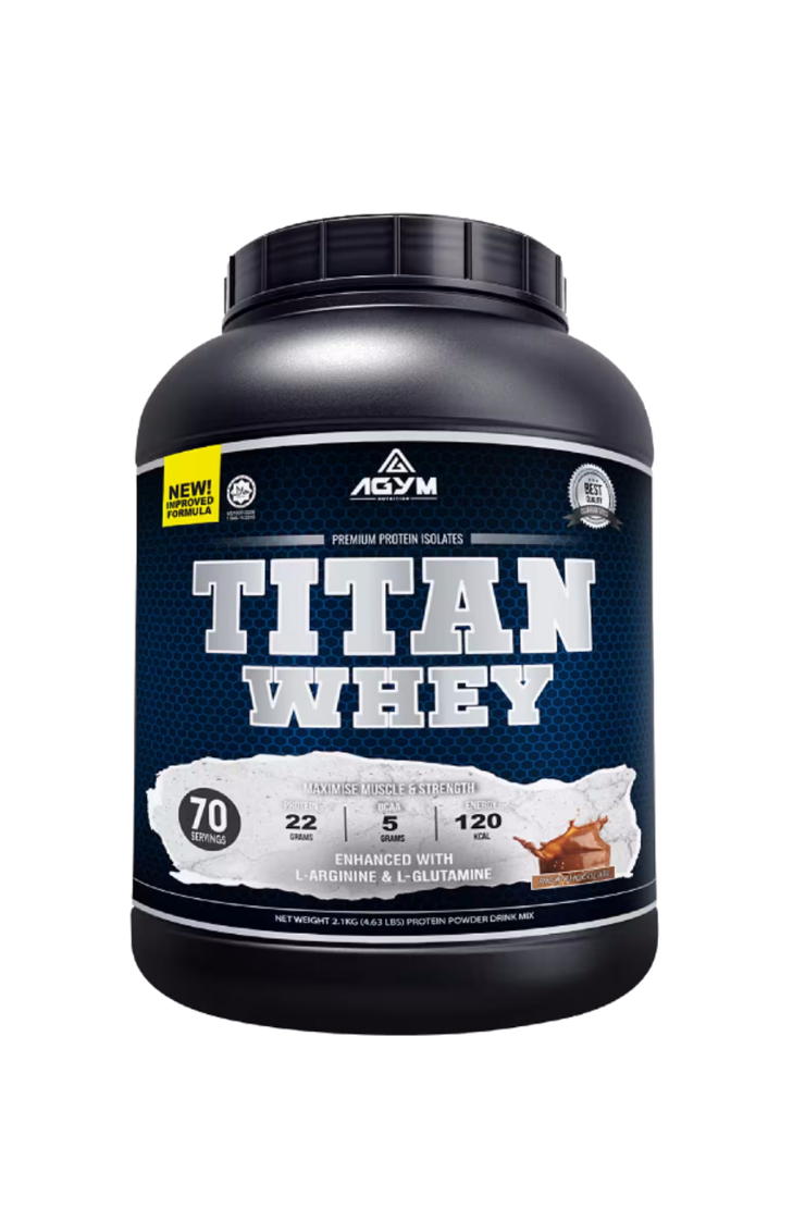 Agym Titan Whey Protein Chocolate 4.63lb