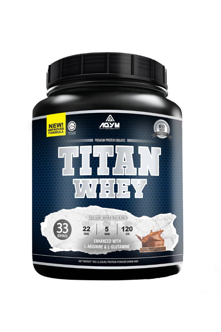 Agym Titan Whey Protein Strawberry 2lb