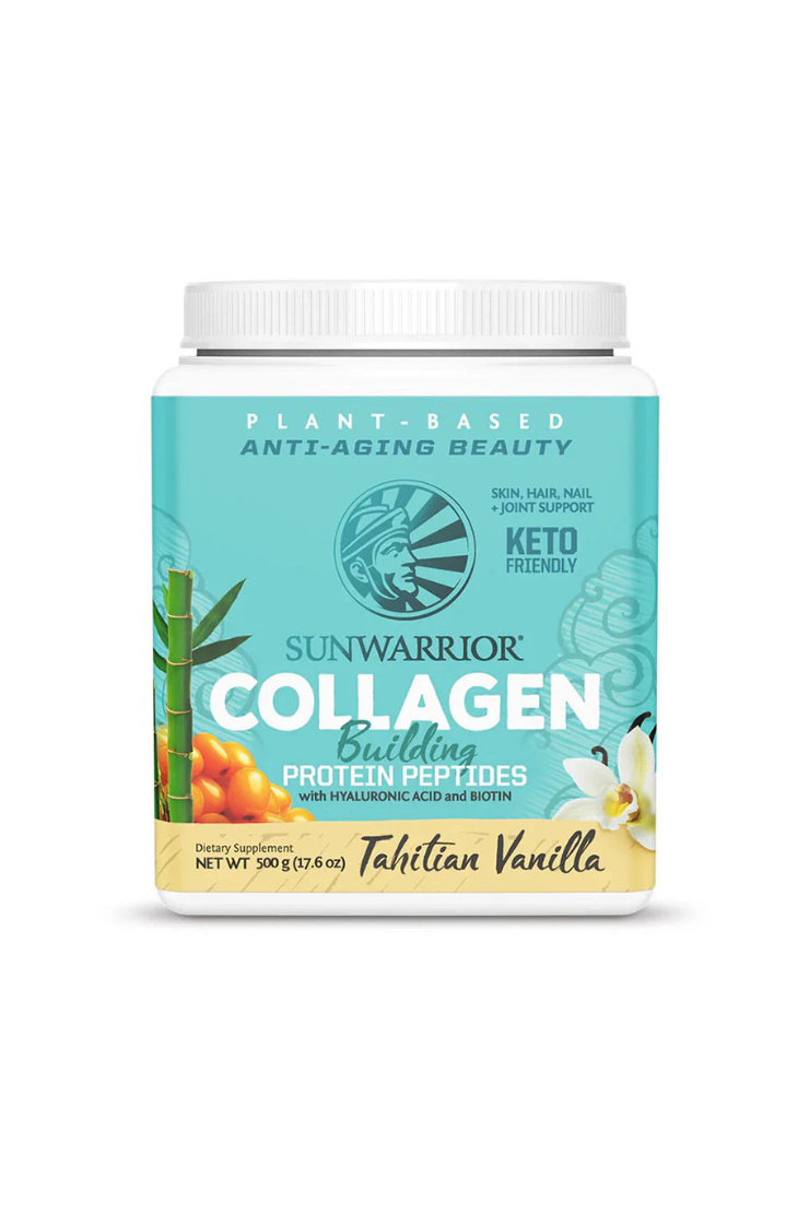 Sunwarrior Collagen Building Protein Peptides Tahitian Vanilla 500g