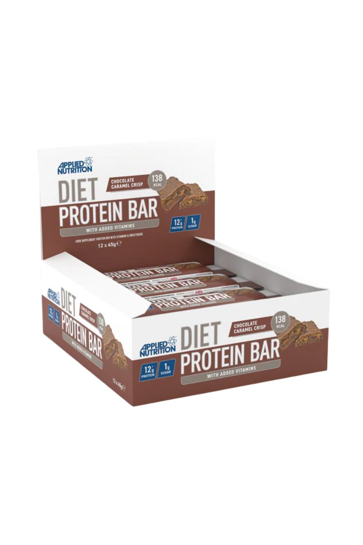 Applied Nutrition Diet Protein Bar Caramel Crispy (12 x 45g)