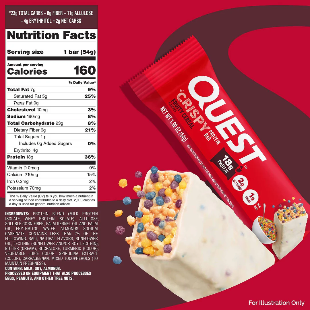 Quest Hero Fruity Cereal Crispy (12 x 60g)