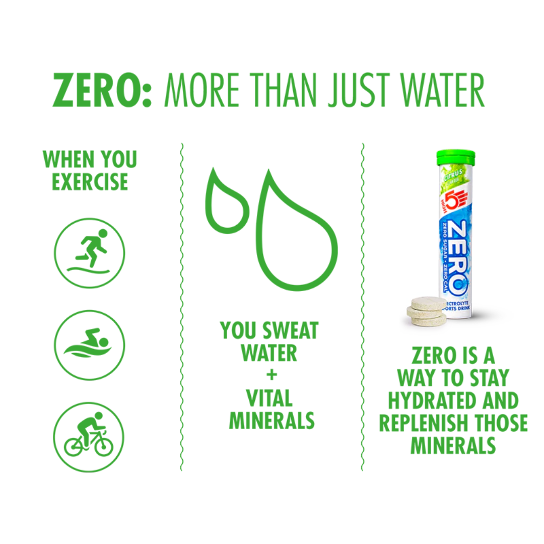 HIGH5 Hydration Zero Citrus Tablets 8 Tubes