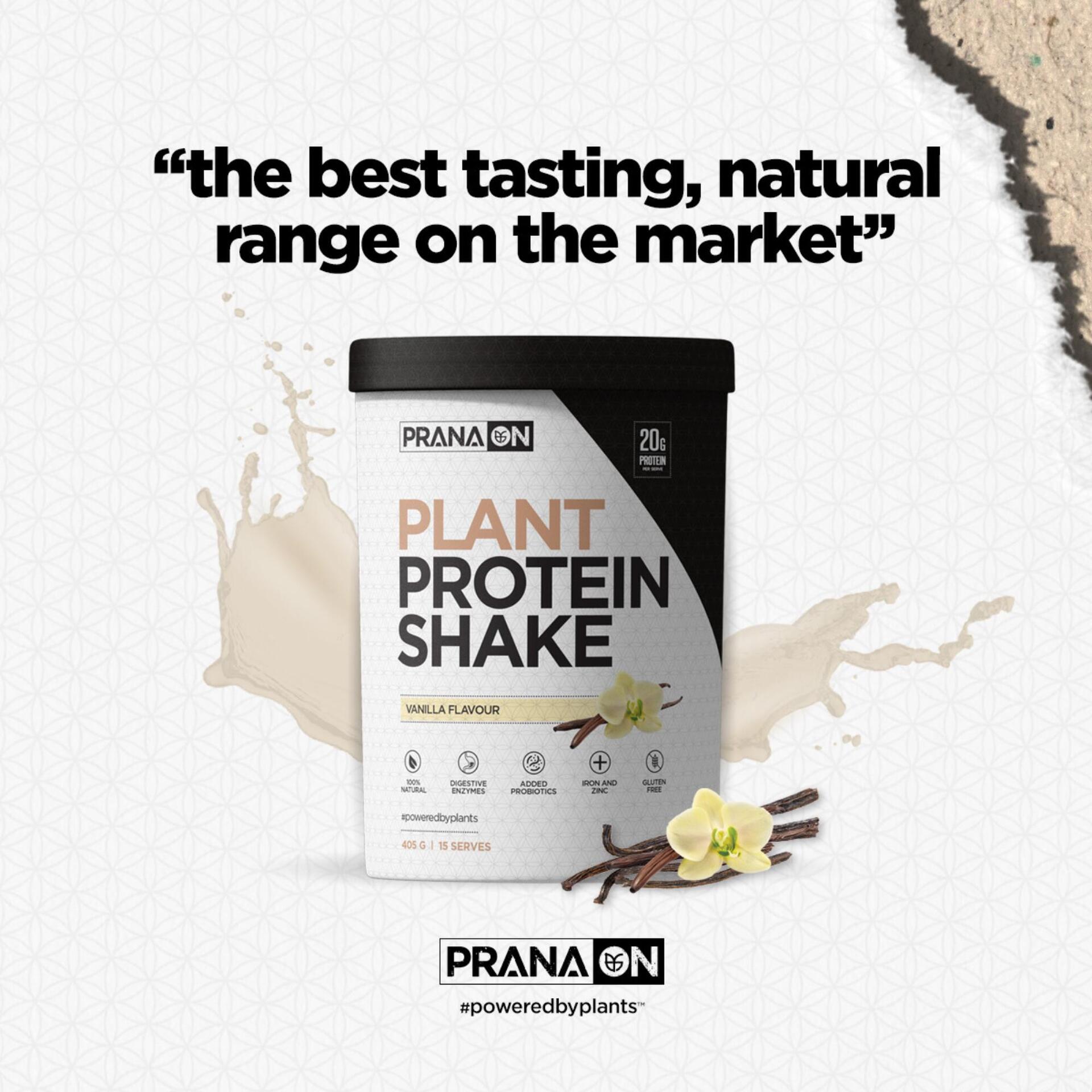 PranaOn Plant Protein Shake Vanilla 405g