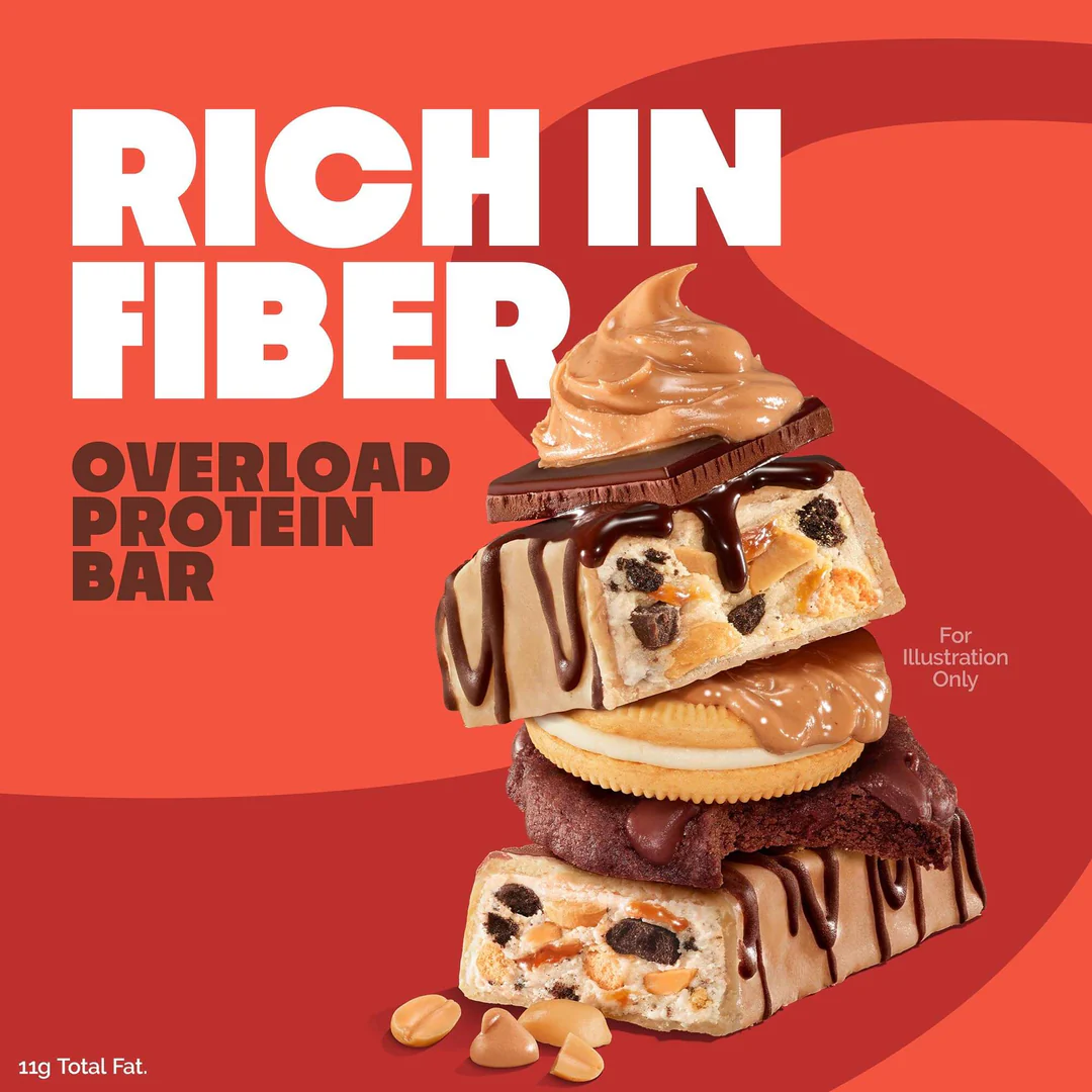 Quest Overload Protein Bar - Nutty By Nature (12 x 58g)