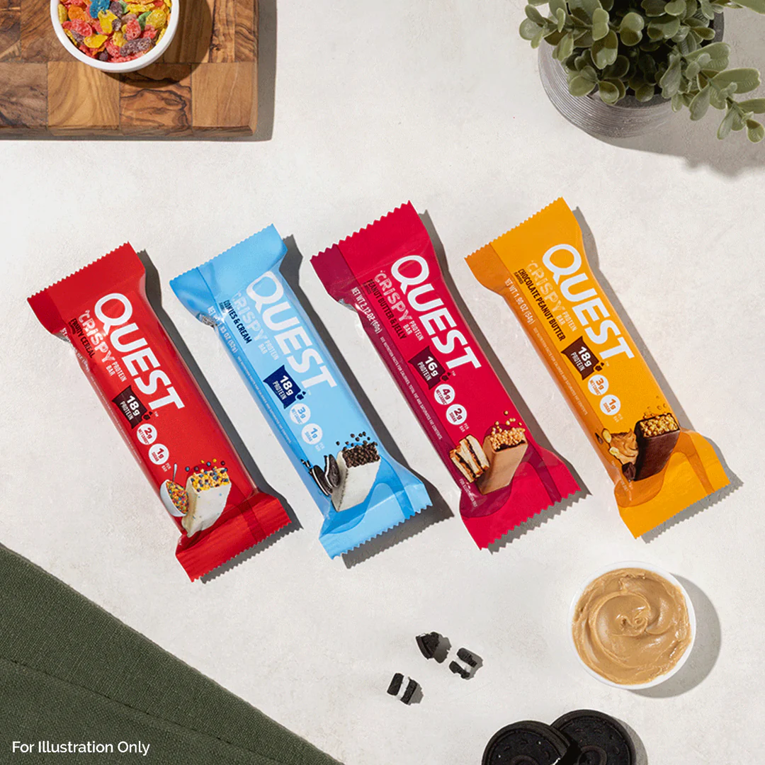 Quest Hero Peanut Butter & Jelly Crispy (12 x 60g)