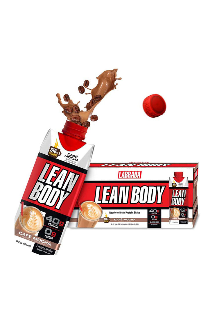 Lean Body RTD Protein Shake Cafe Mocha (12 x 500ml)