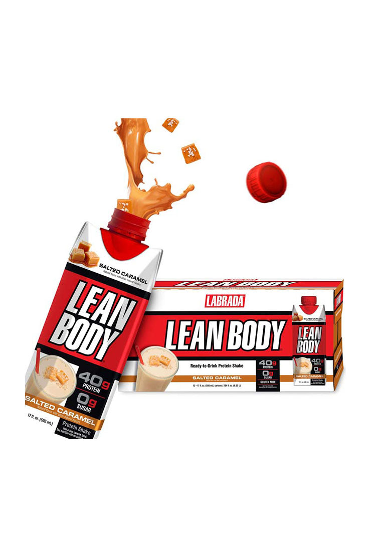 Lean Body RTD Protein Shake Salted Caramel (12 x 500ml)