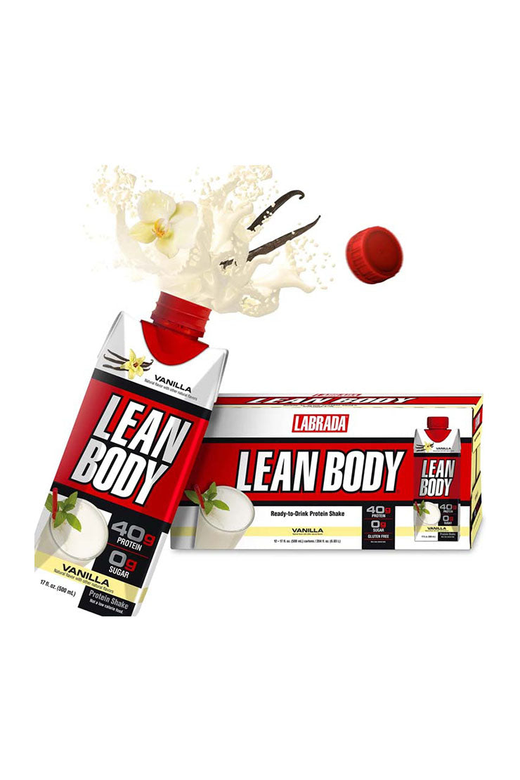 Lean Body RTD Protein Shake Vanilla (12 x 500ml)