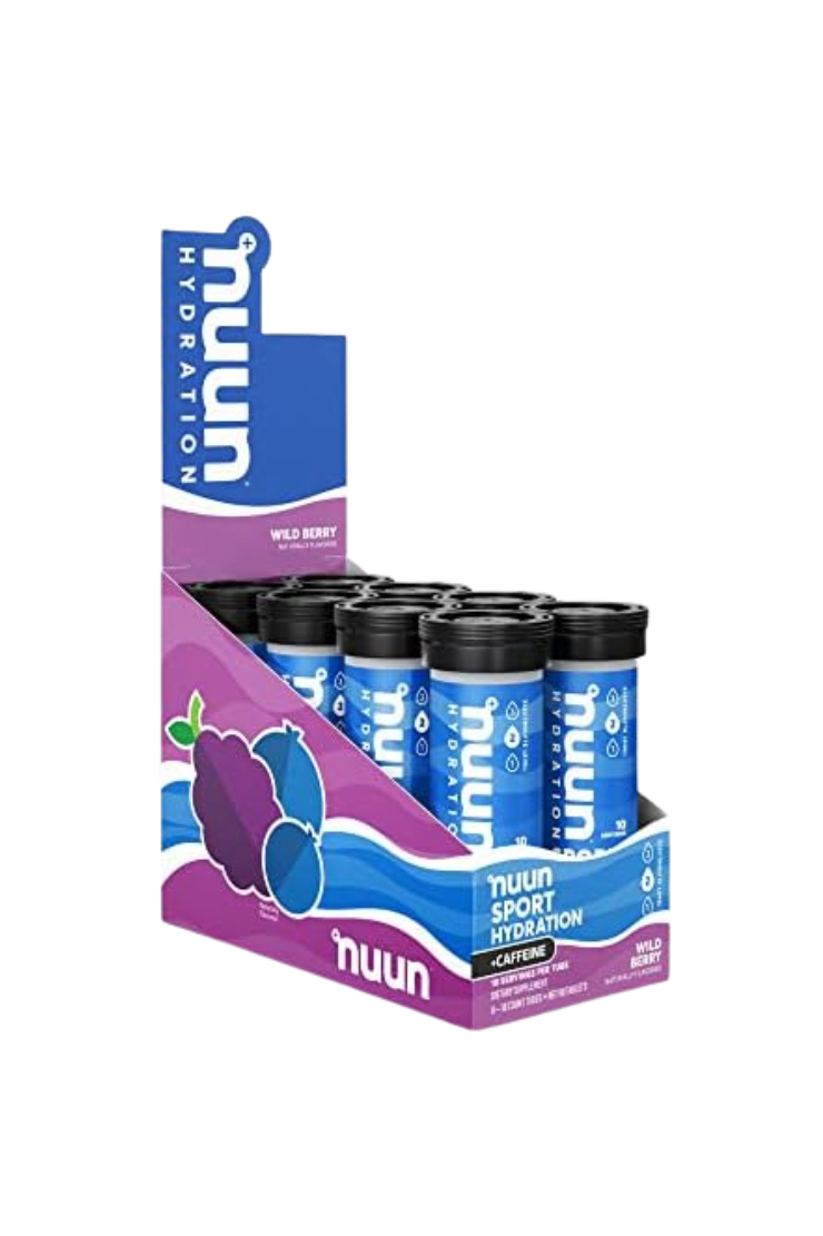 Nuun Sport Hydration + Caffeine Wild Berry (8 x 53g)