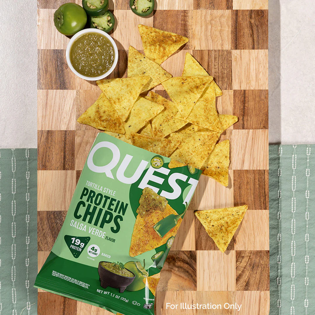 Quest Protein Chips Salsa Verde (8 x 32g)