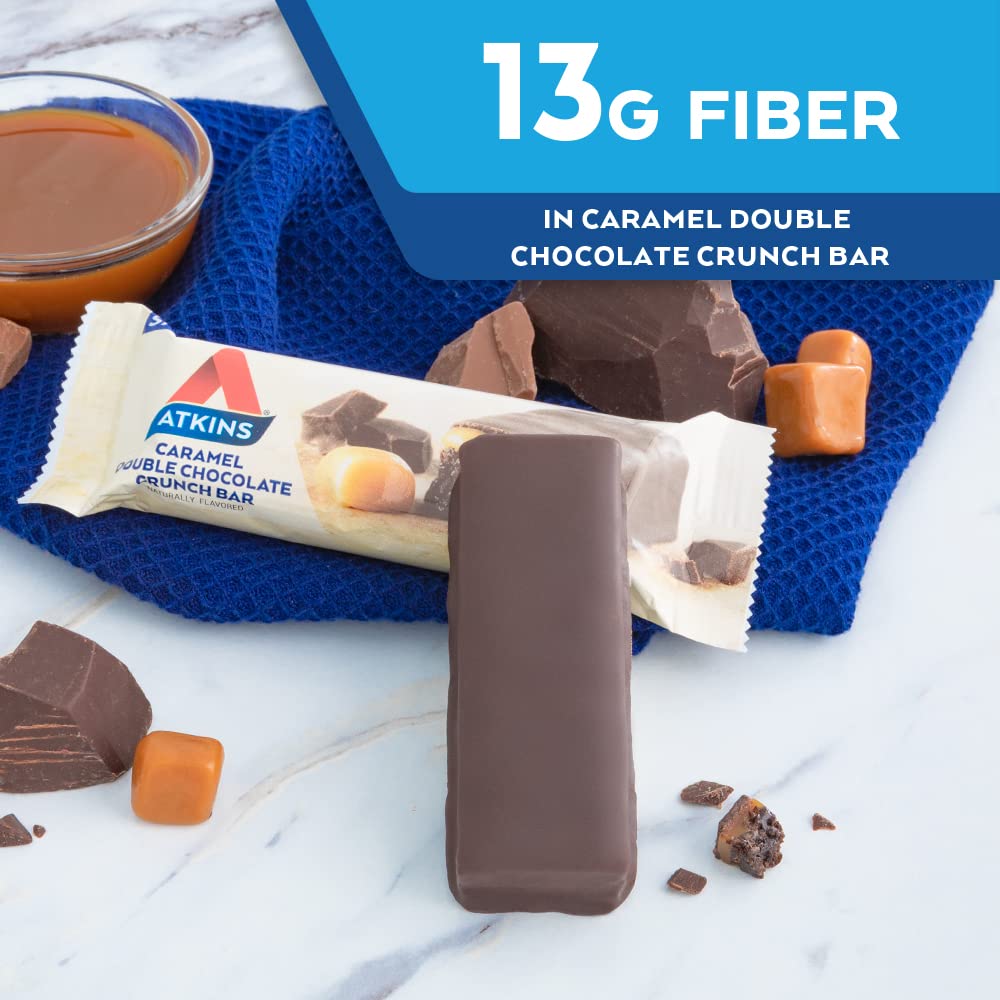 Atkins Snack Bar Caramel Double Chocolate Crunch (5 x 44g)