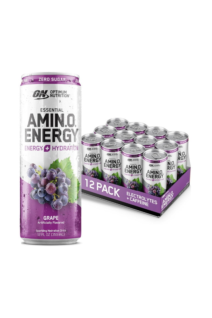 Optimum Nutrition Essential Amino Energy + Electrolytes Grape (12 x 355ml)