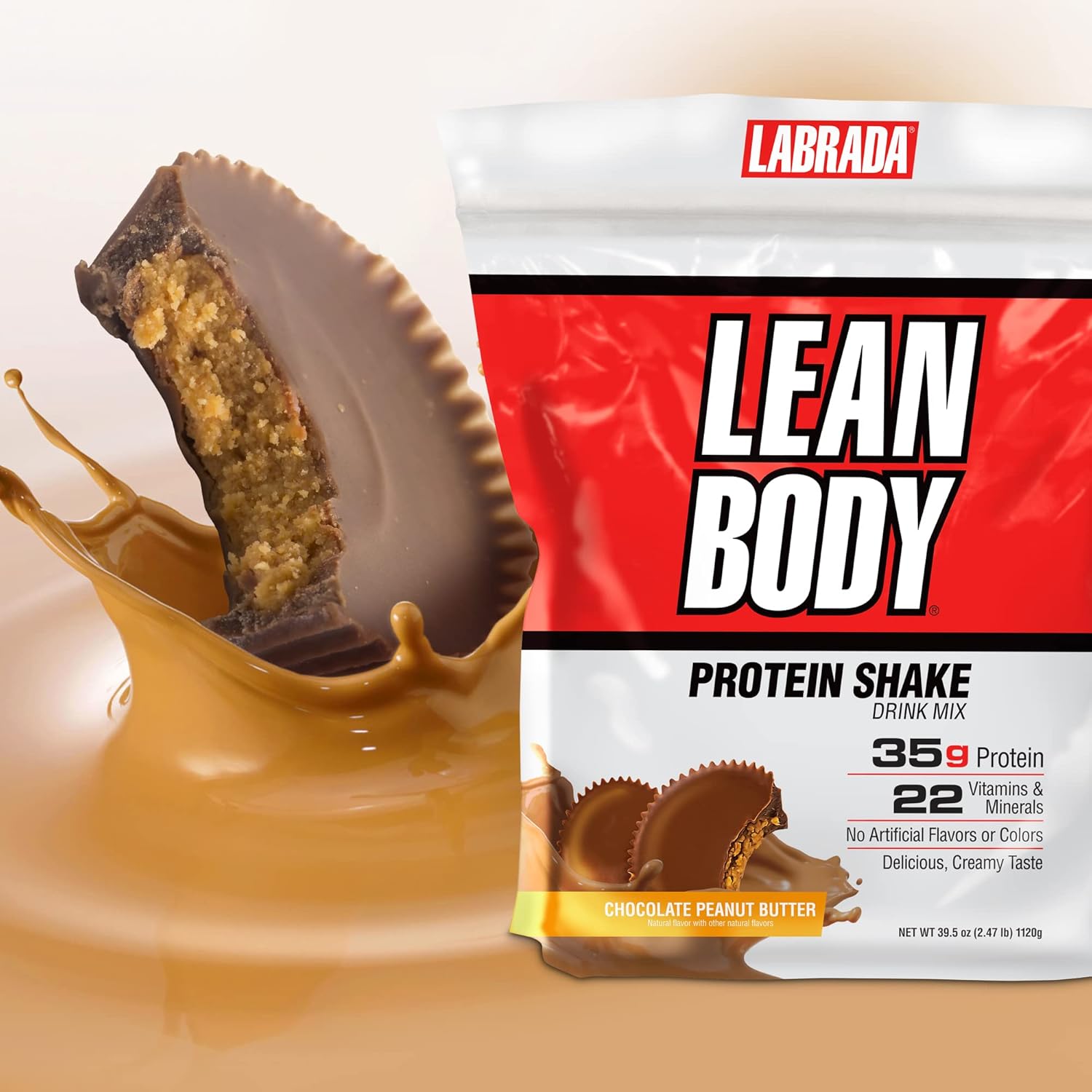 Labrada Protein Shake Chocolate Peanut Butter 2.47lb