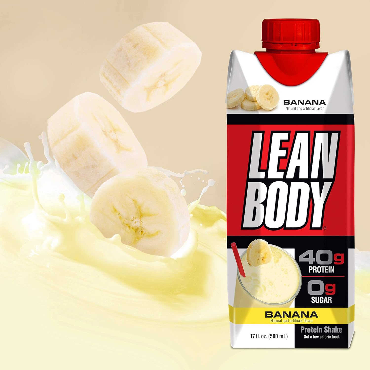 Lean Body RTD Protein Shake Banana (12 x 500ml)