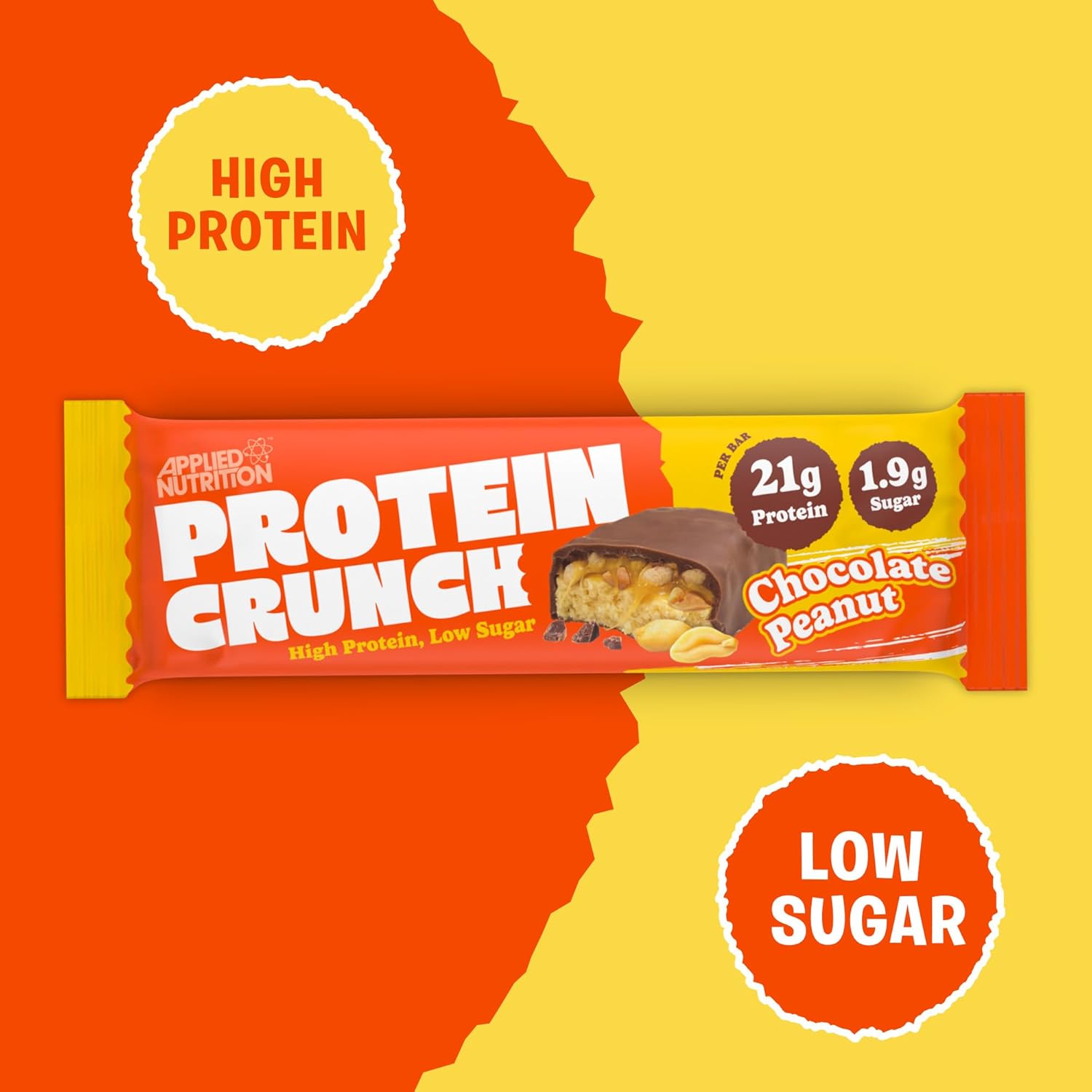 Applied Nutrition Protein Crunch Milk Chocolate Peanut (12 x 65g)