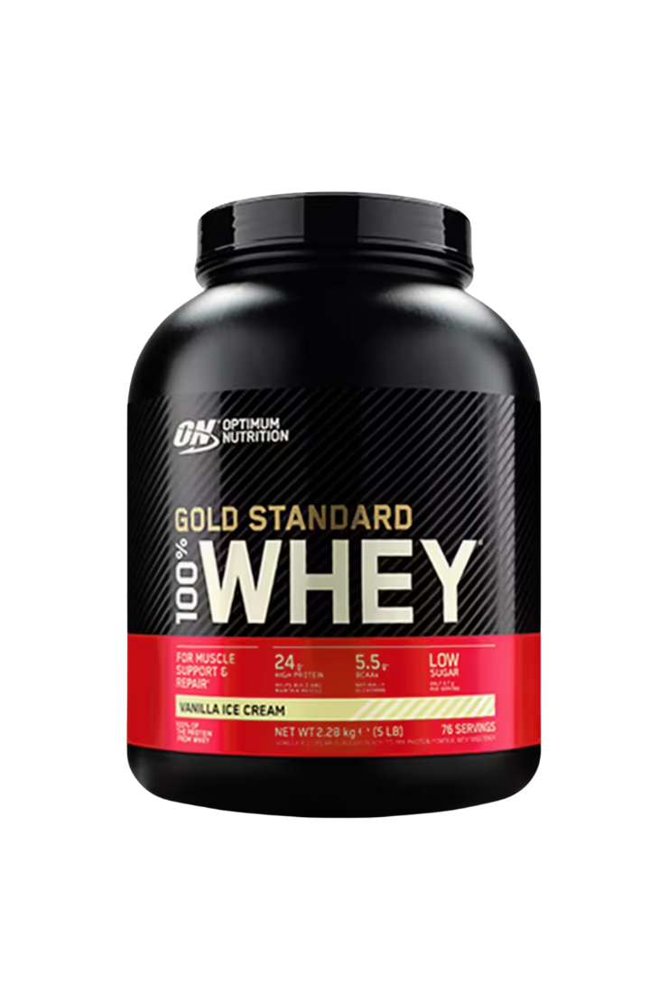 Optimum Nutrition Gold Standard 100% Whey Vanilla Ice Cream 5lb