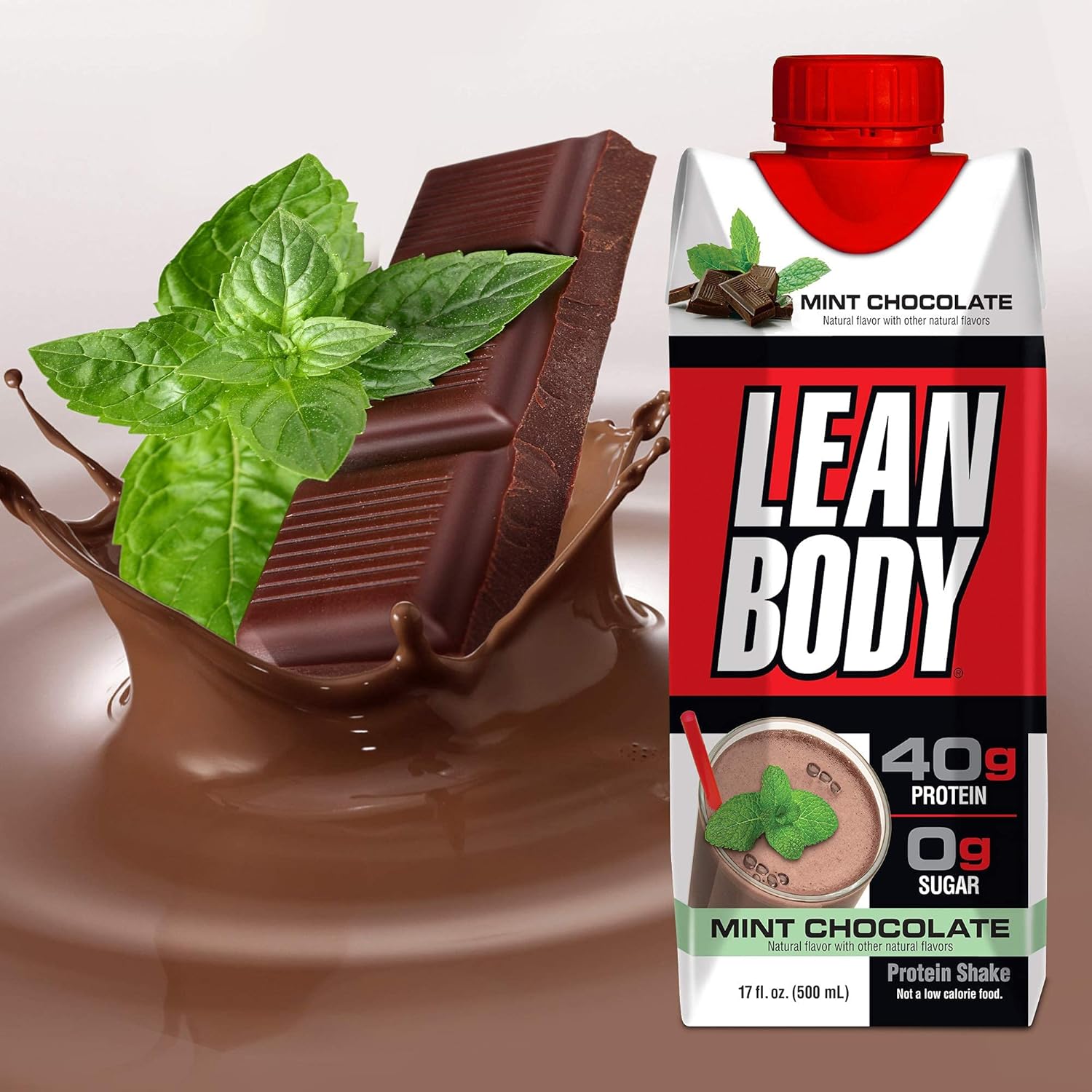 Lean Body RTD Protein Shake Mint Chocolate (12 x 500ml)