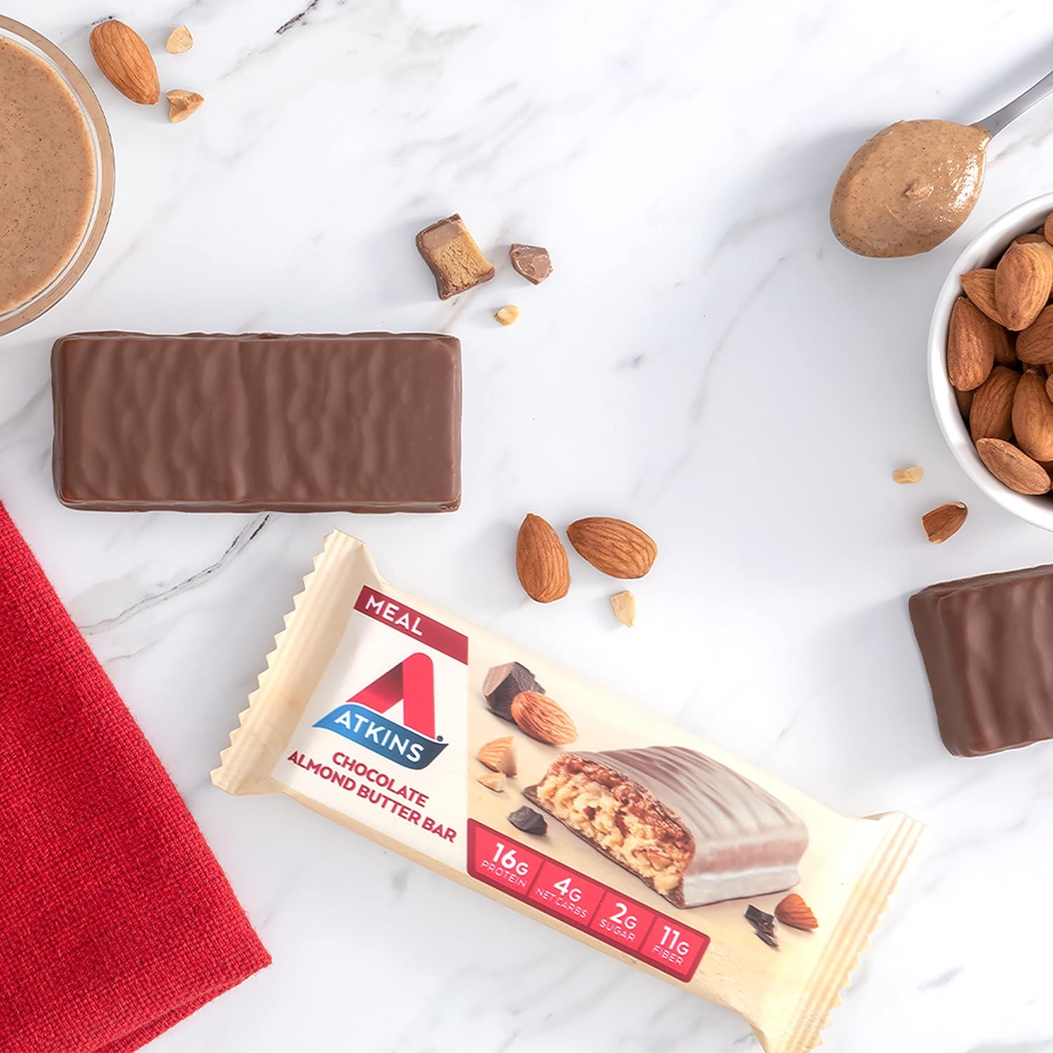 Atkins Meal Bar Chocolate Almond Butter (5 x 48g)