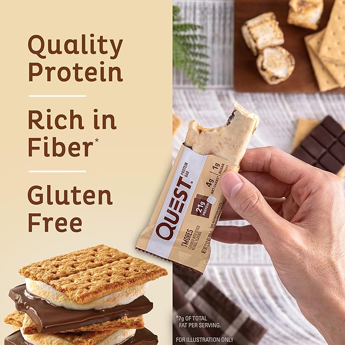 Quest Protein Bar Smores (12 x 60g)