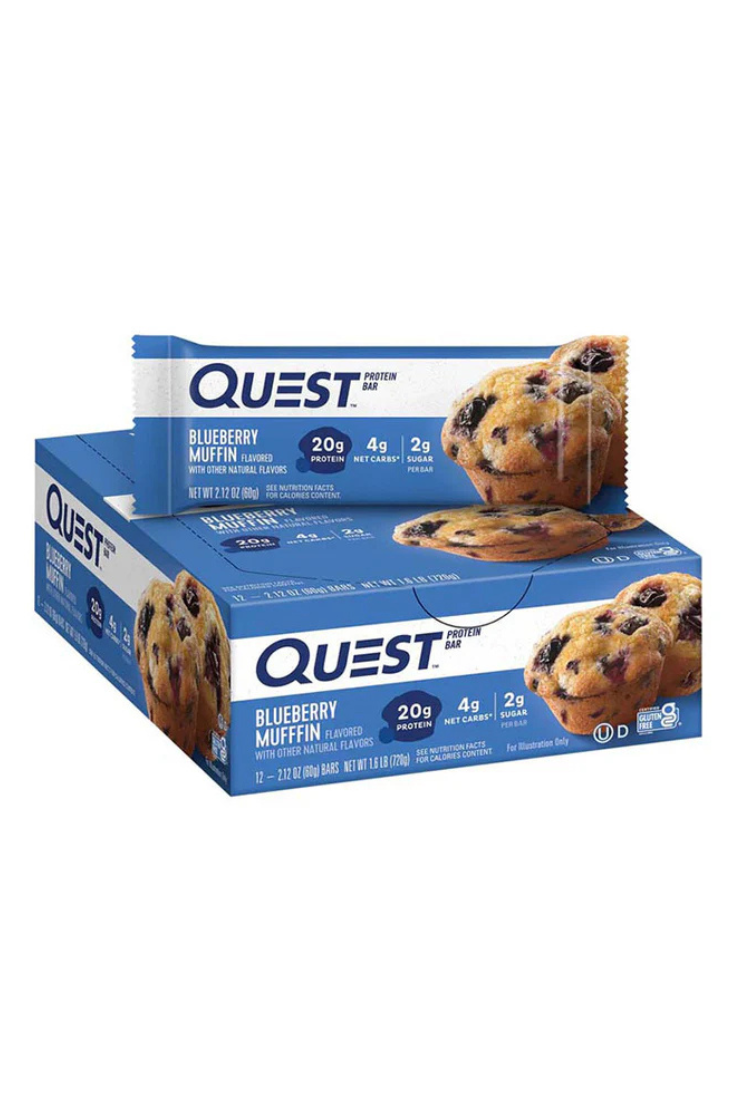 Quest Protein Bar Blueberry Muffin (12 x 60g)