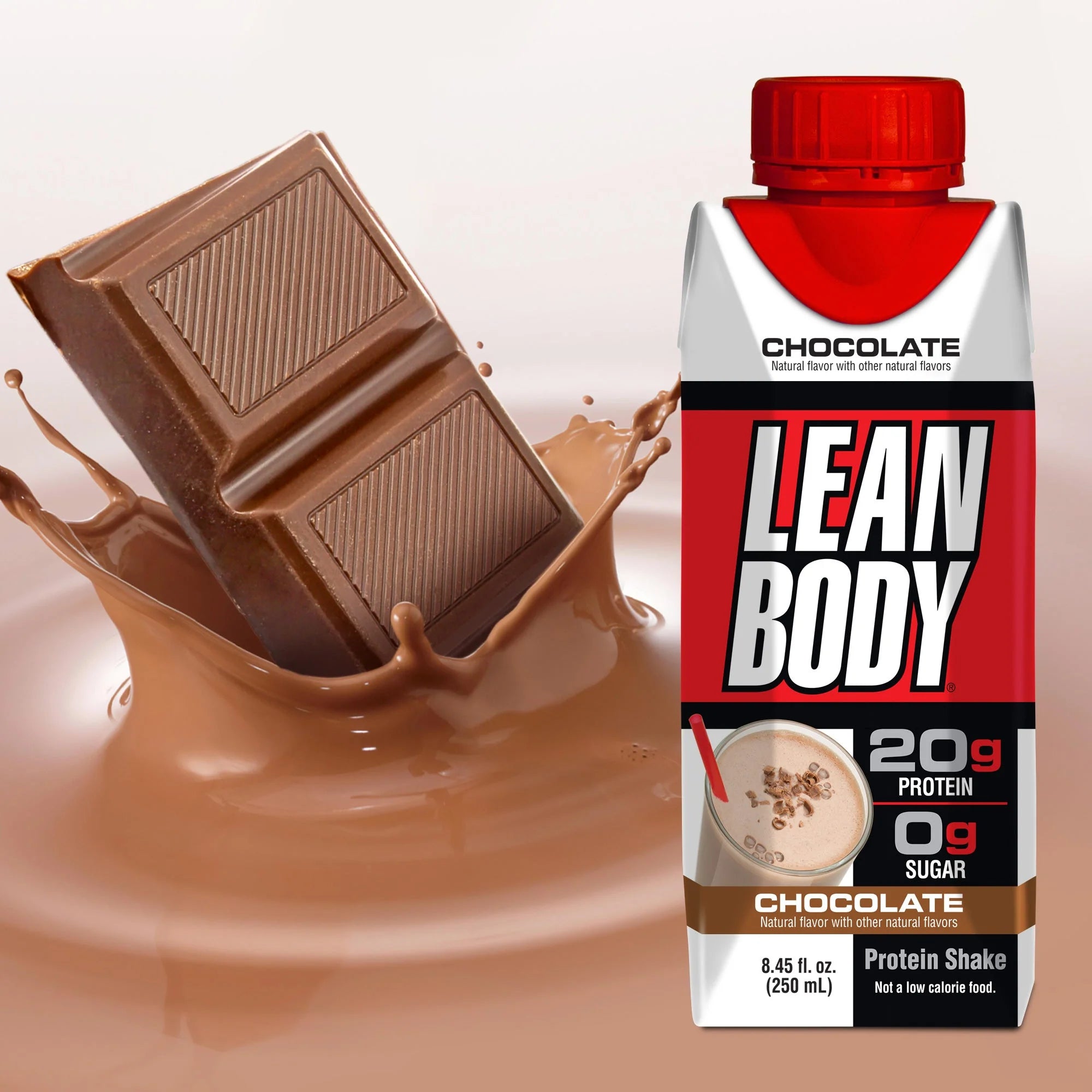 Labrada Lean Body Protein Shake Chocolate (250ml x 16 bottles)