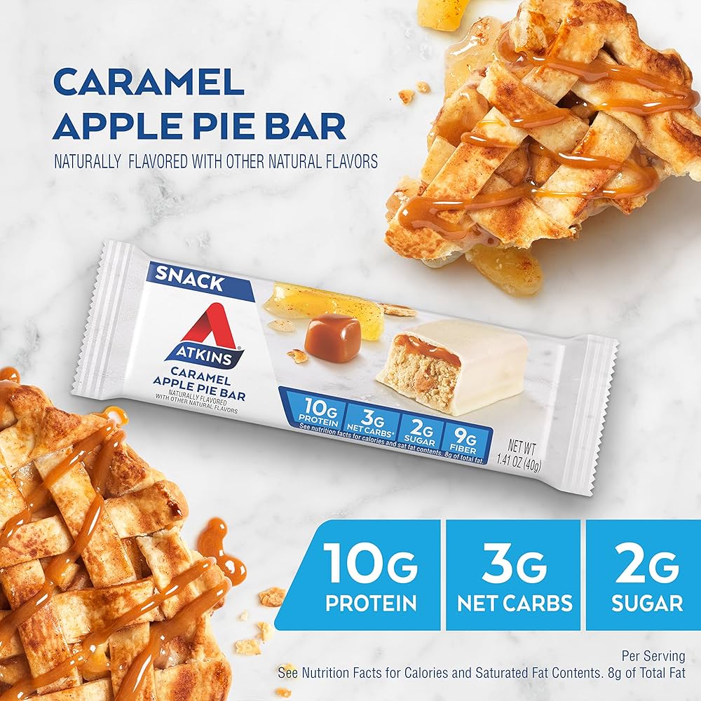 Atkins Snack Bar Caramel Apple Pie (5 x 44g)