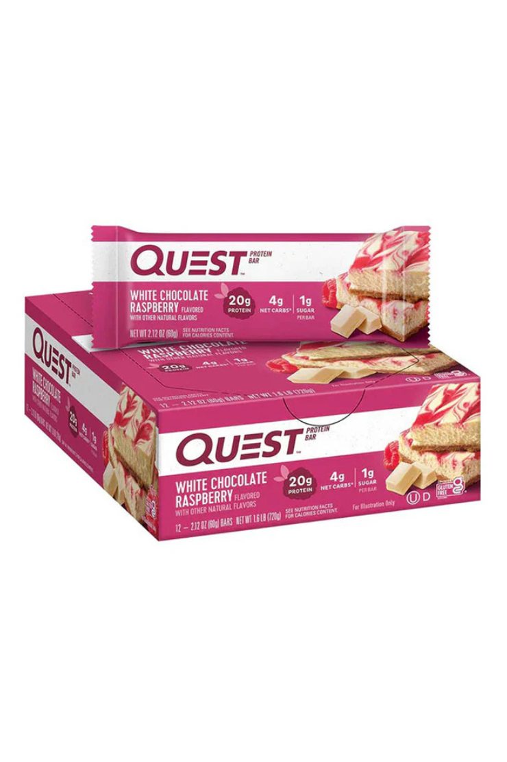 Quest Protein Bar White Chocolate Raspberry (12 x 60g)