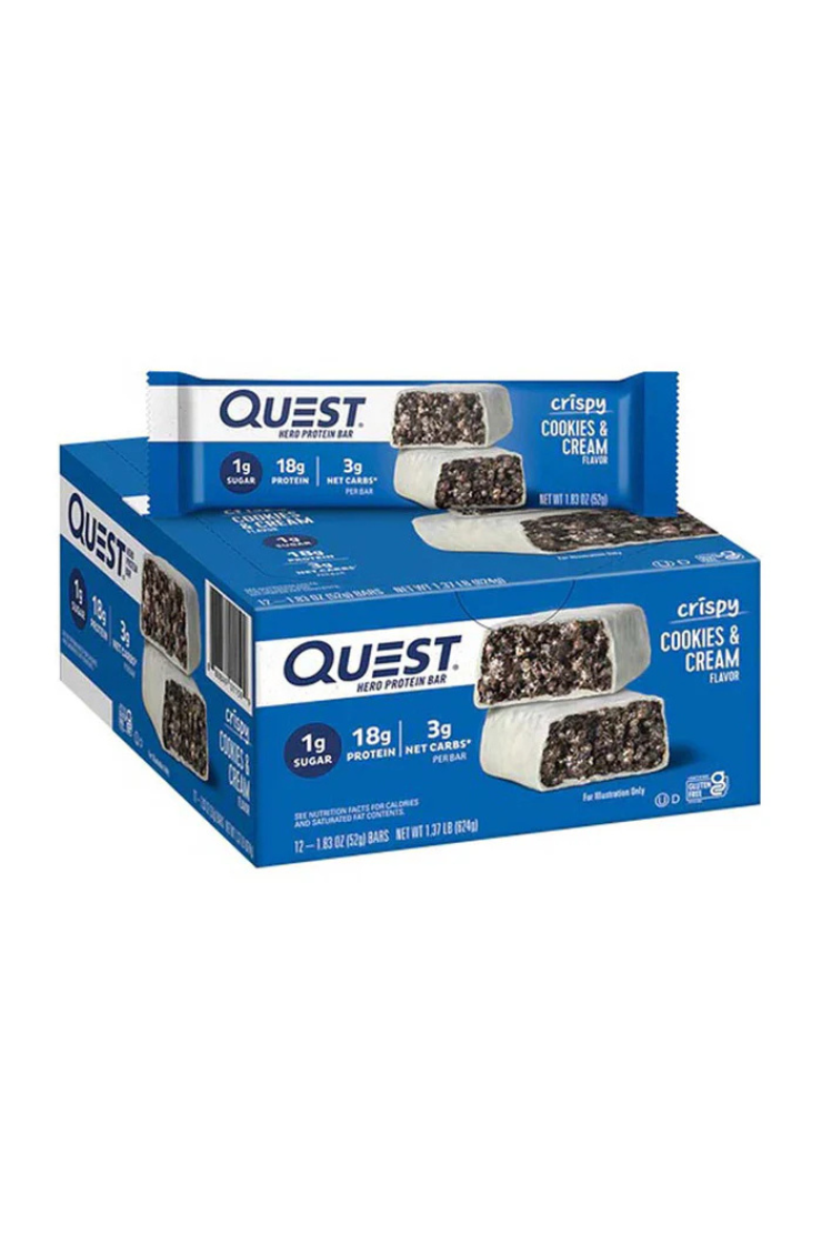 Quest Hero Bar Cookies and Cream (12 x 52g)