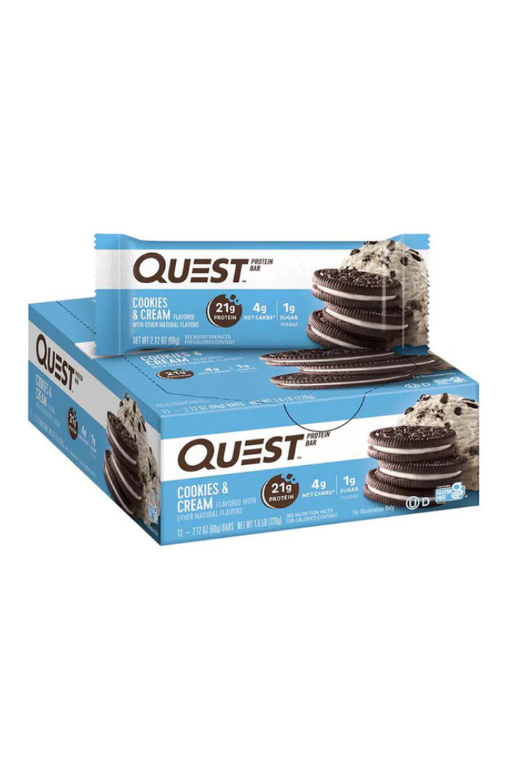 Quest Protein Bar Cookies And Cream (12 x 60g)