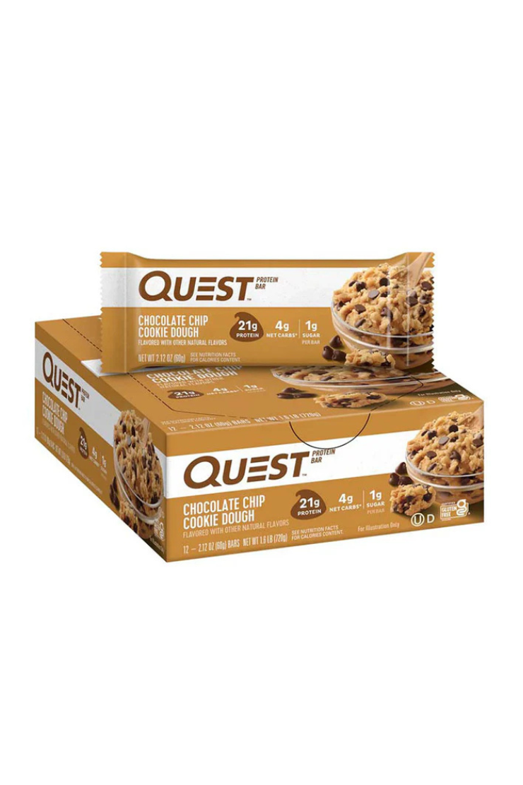 Quest Protein Bar Chocolate Chip Cookie Dough (12 x 50g)