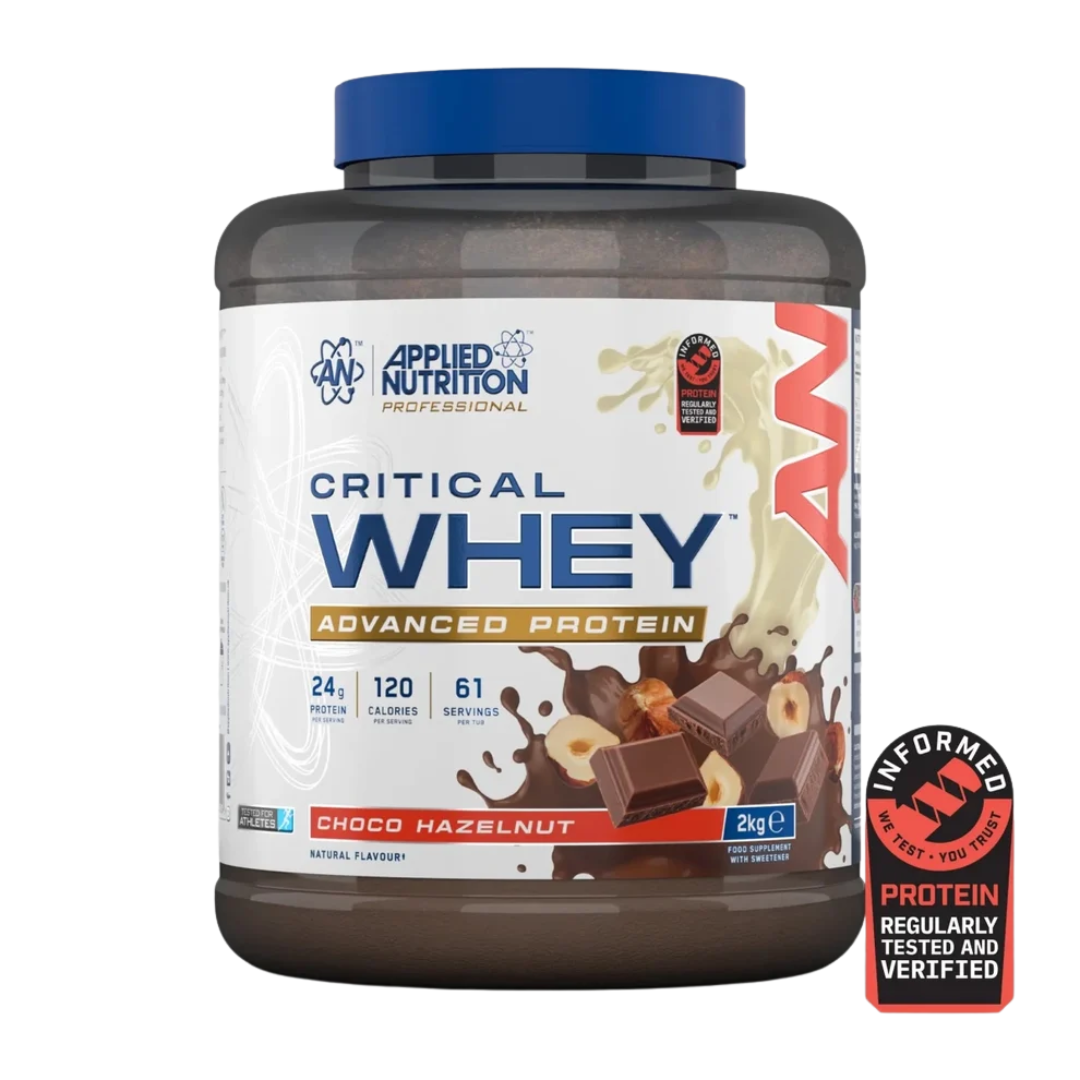 Applied Nutrition Critical Whey Chocolate Hazelnut 2kg (NEW)