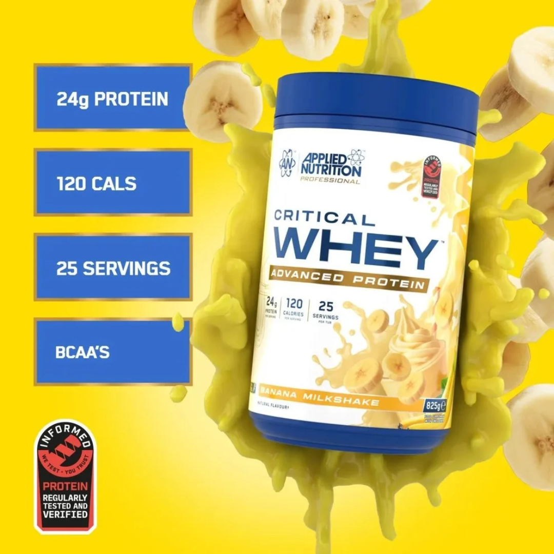 Applied Nutrition Critical Whey Banana Milkshake 825g