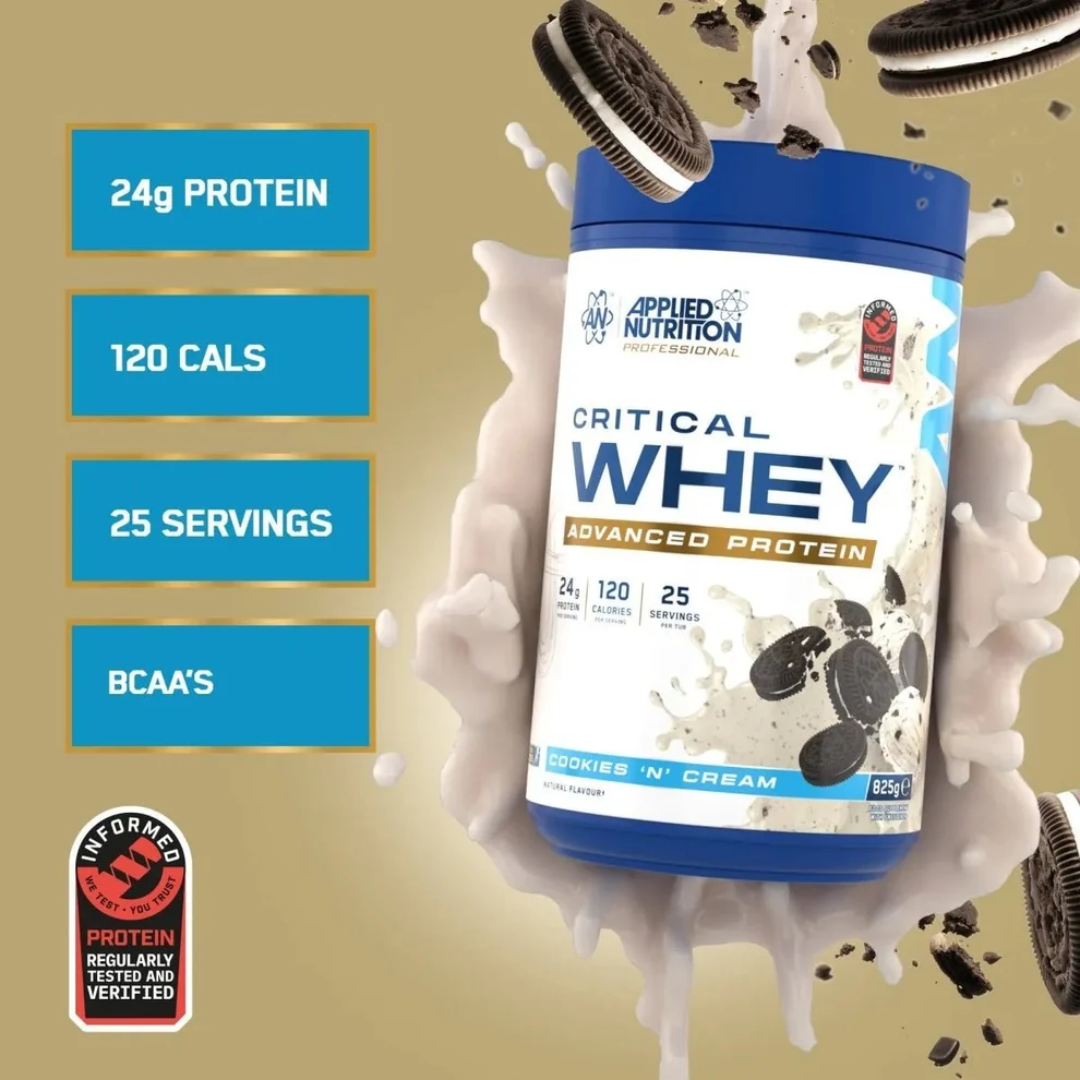 Applied Nutrition Critical Whey Cookies and Cream 825g