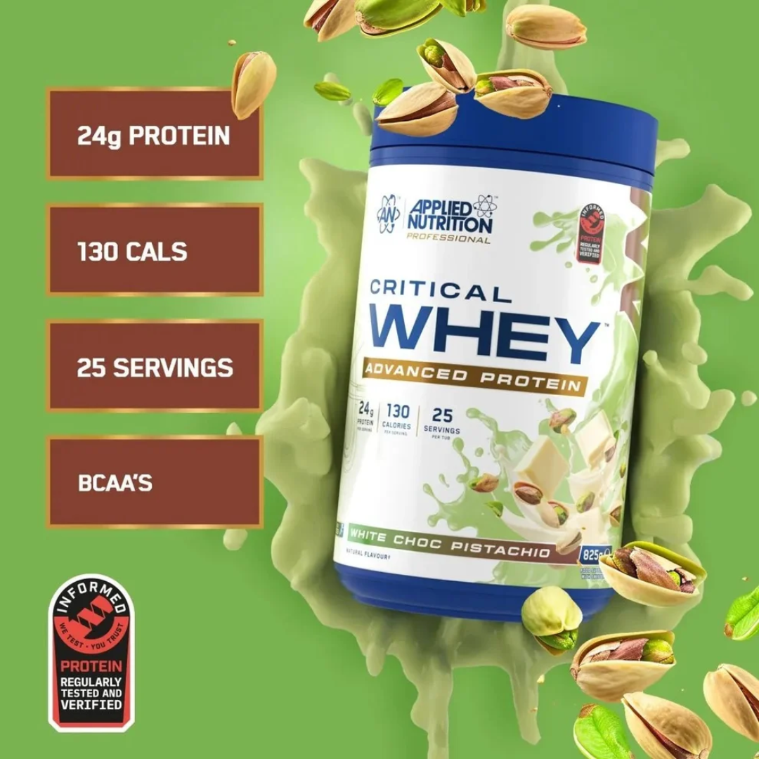 Applied Nutrition Critical Whey White Chocolate Pistachio 825g