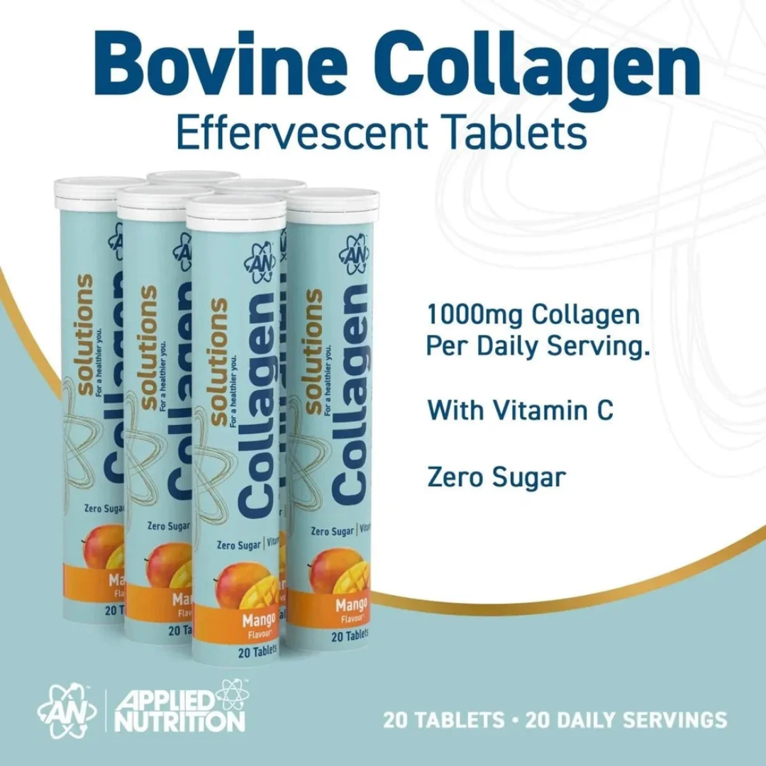 Applied Nutrition Collagen Effervescent Tablets - Mango 6 tubes
