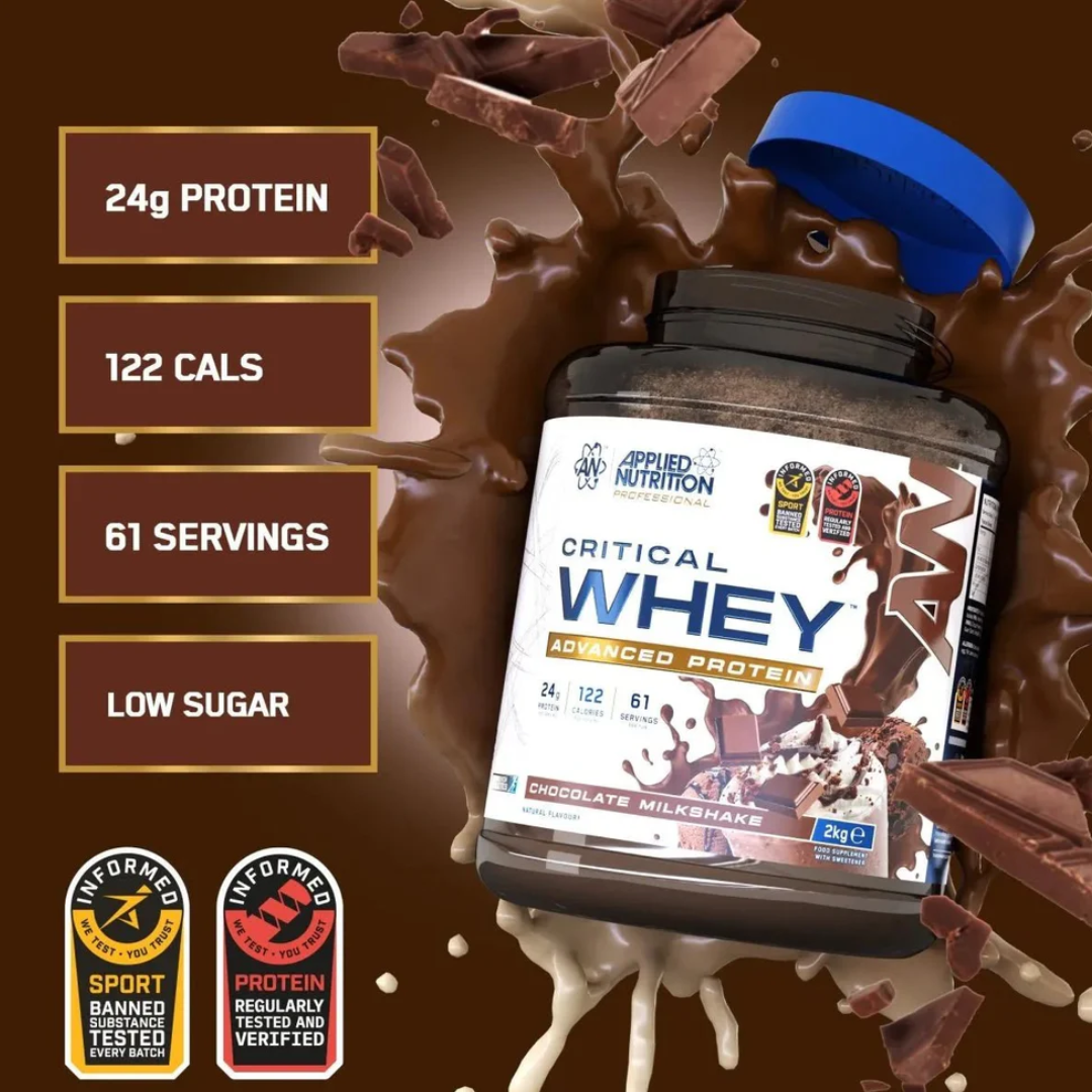 Applied Nutrition Critical Whey Chocolate 2kg (NEW)