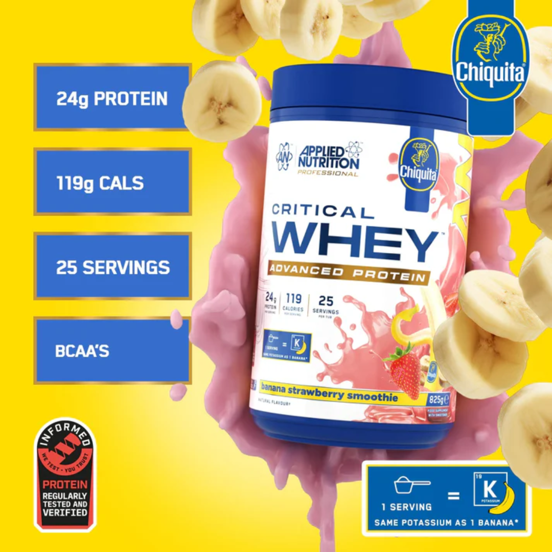 Applied Nutrition Critical Whey Strawberry Smoothie 825g