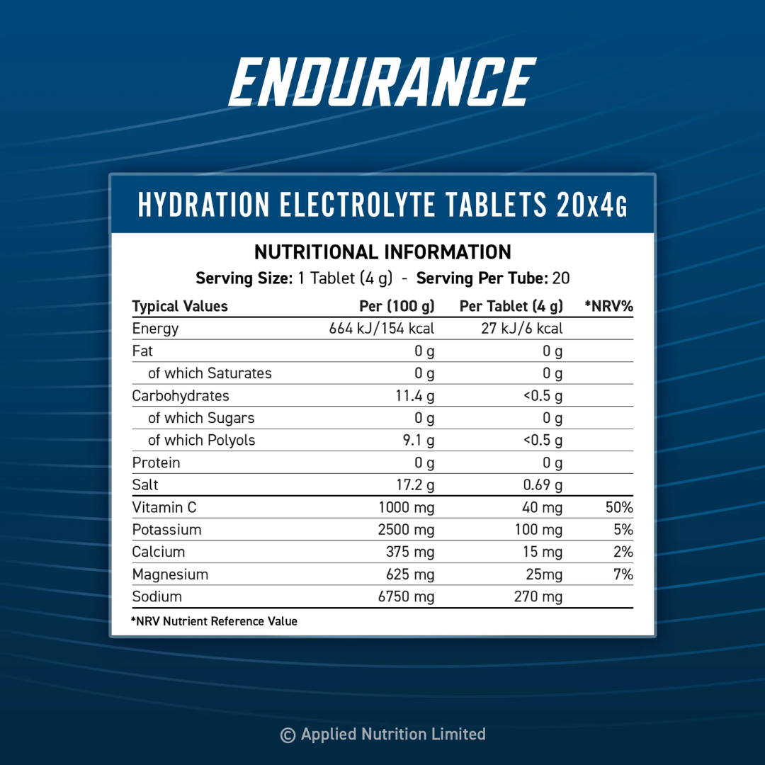 Applied Nutrition Effervescent Electrolyte Tablets - Vimto 6 tubes