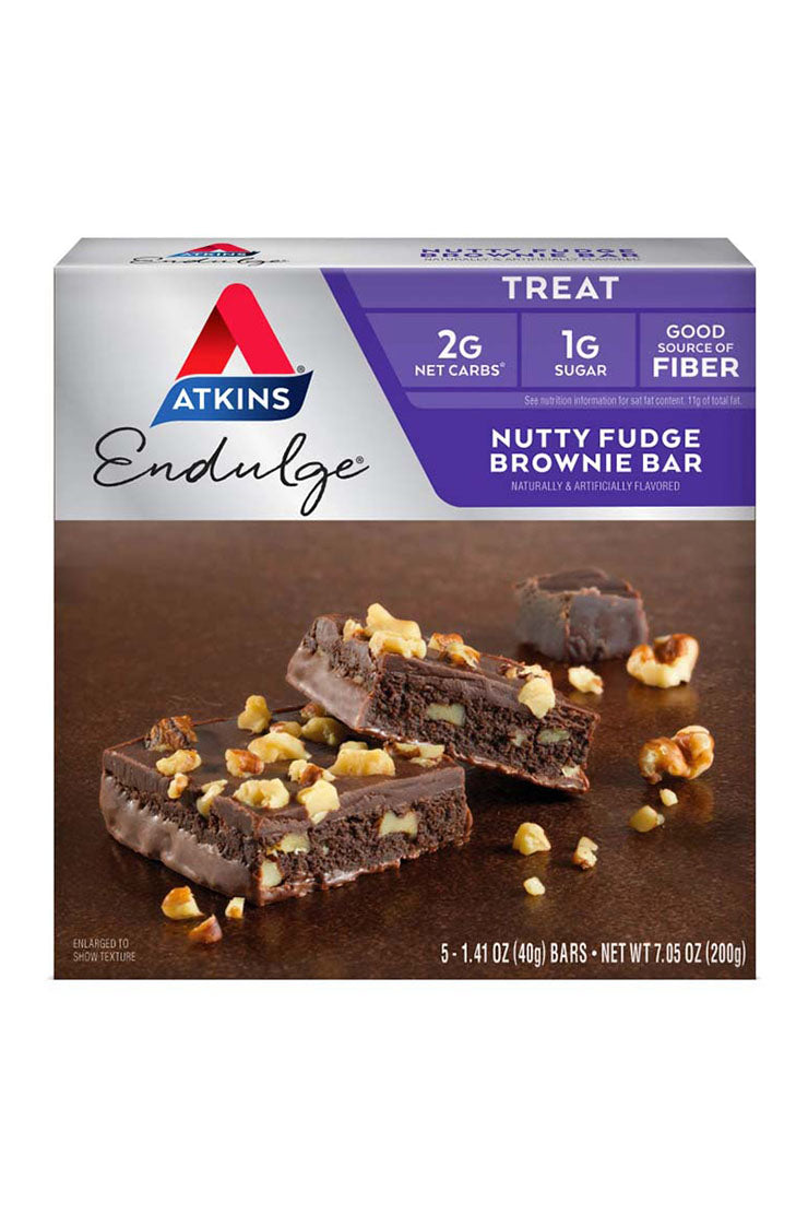 Atkins Endulge Bar Nutty Fudge Brownie (5 x 40g)