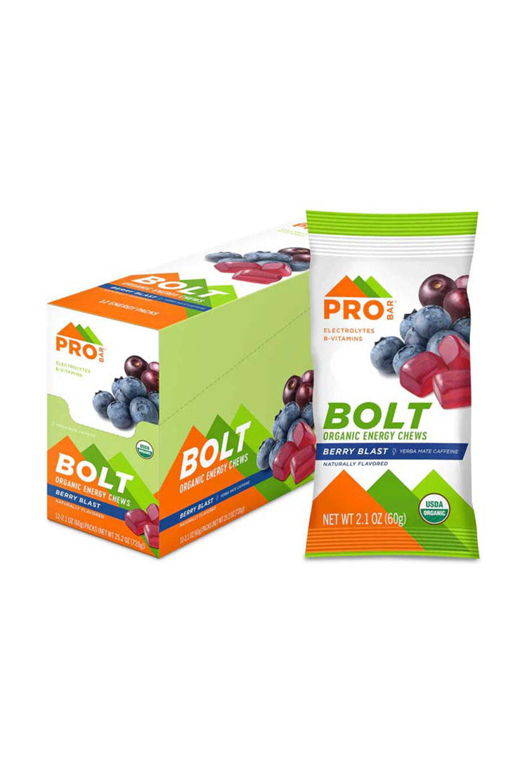 Probar Bolt Organic Energy Chews Berry Blast (12 x 60g)