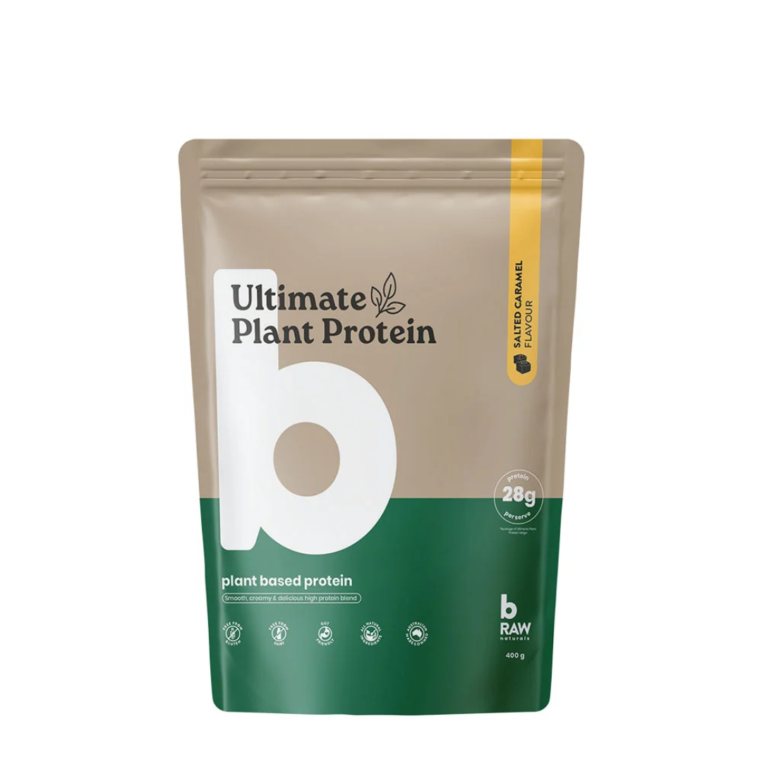 bRAW Ultimate Plant Protein Salted Caramel 400g