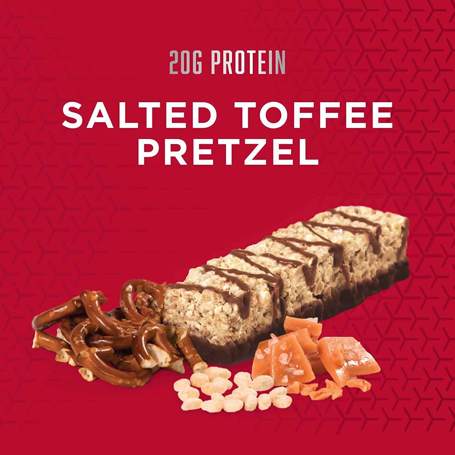 BSN Protein Crisp Protein Bar Salted Toffee Pretzel (12 x 55g)