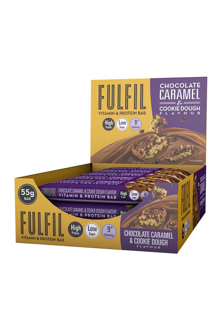 Fulfil Vitamin & Protein Bar Chocolate Caramel & Cookie Dough (15 x 55g)