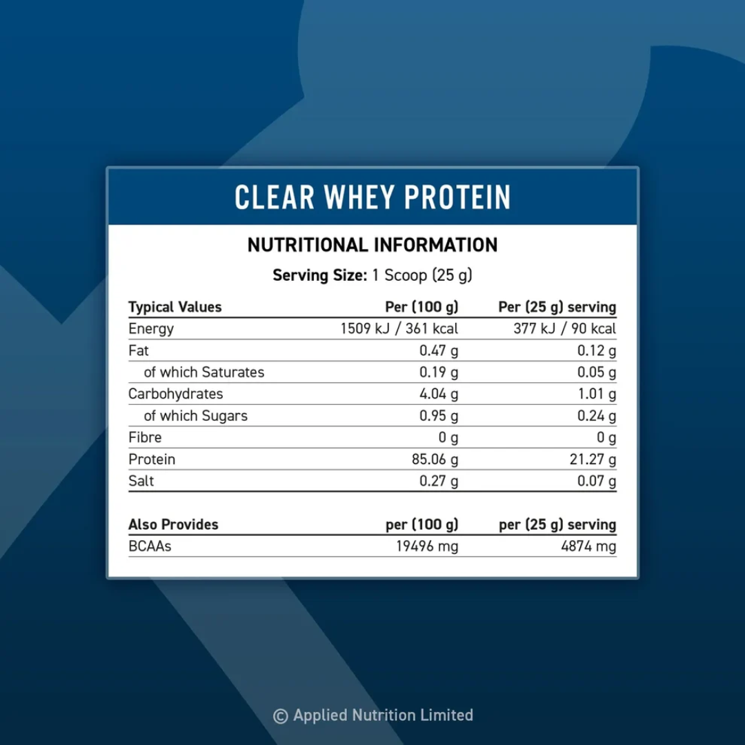 Applied Nutrition Clear Whey Protein Watermelon 875g