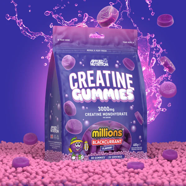 Applied Nutrition Creatine Gummies Blackcurrant Millions 80pc