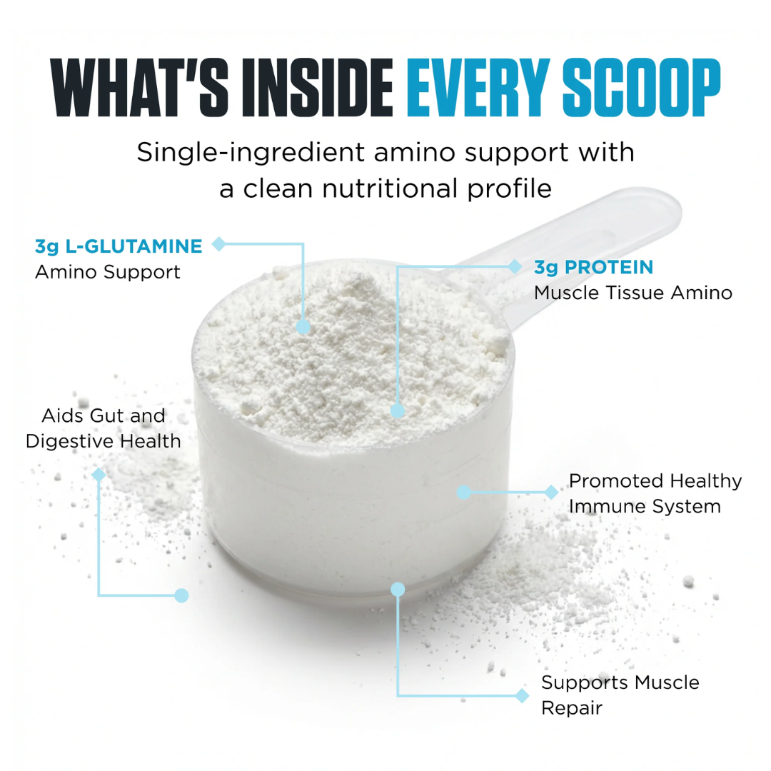 Genetix 100% Pure L-Glutamine 500g Unflavoured