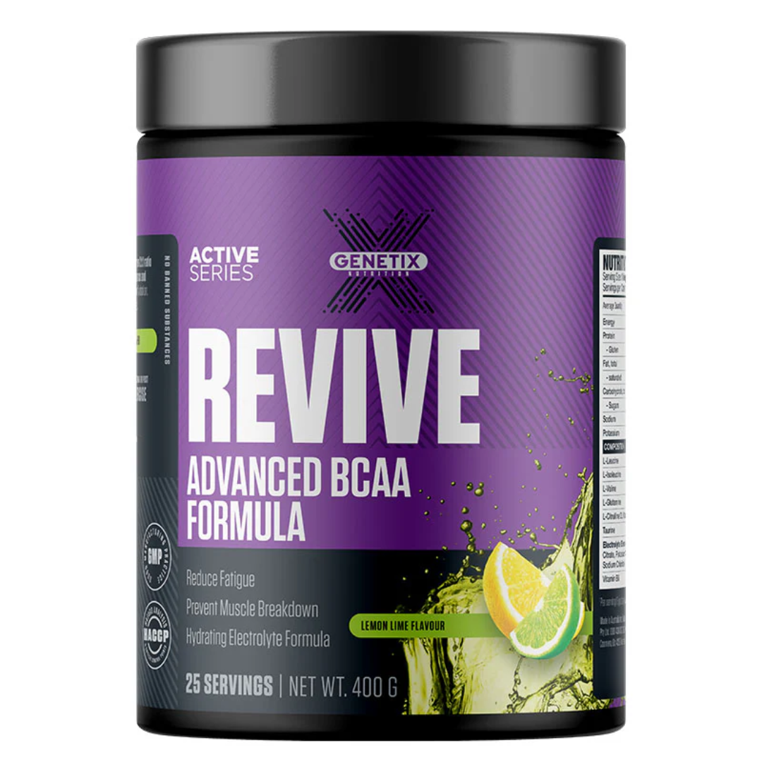 Genetix Revive Advanced BCAA 400g Lemon Lime