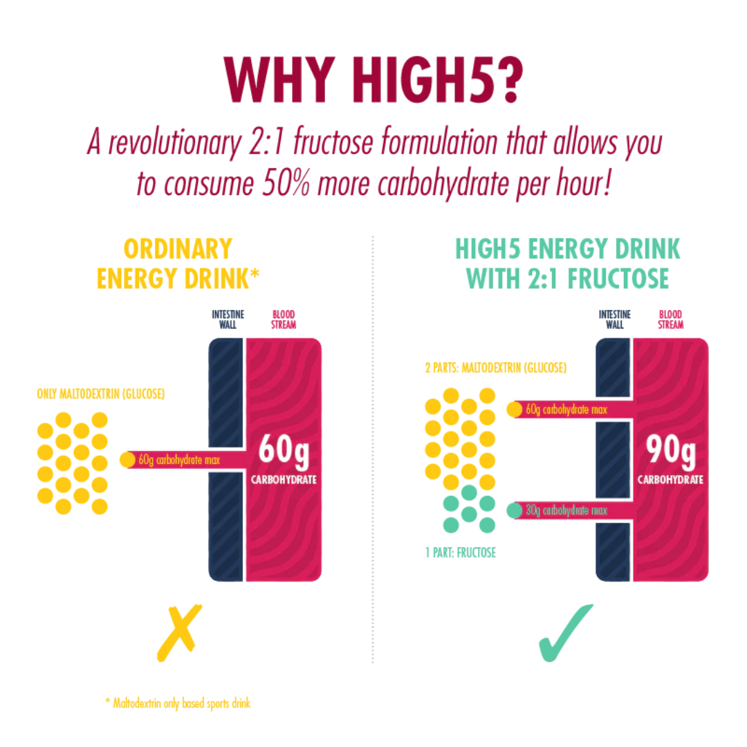 HIGH5 Energy Drink Powder Berry 2.2kg