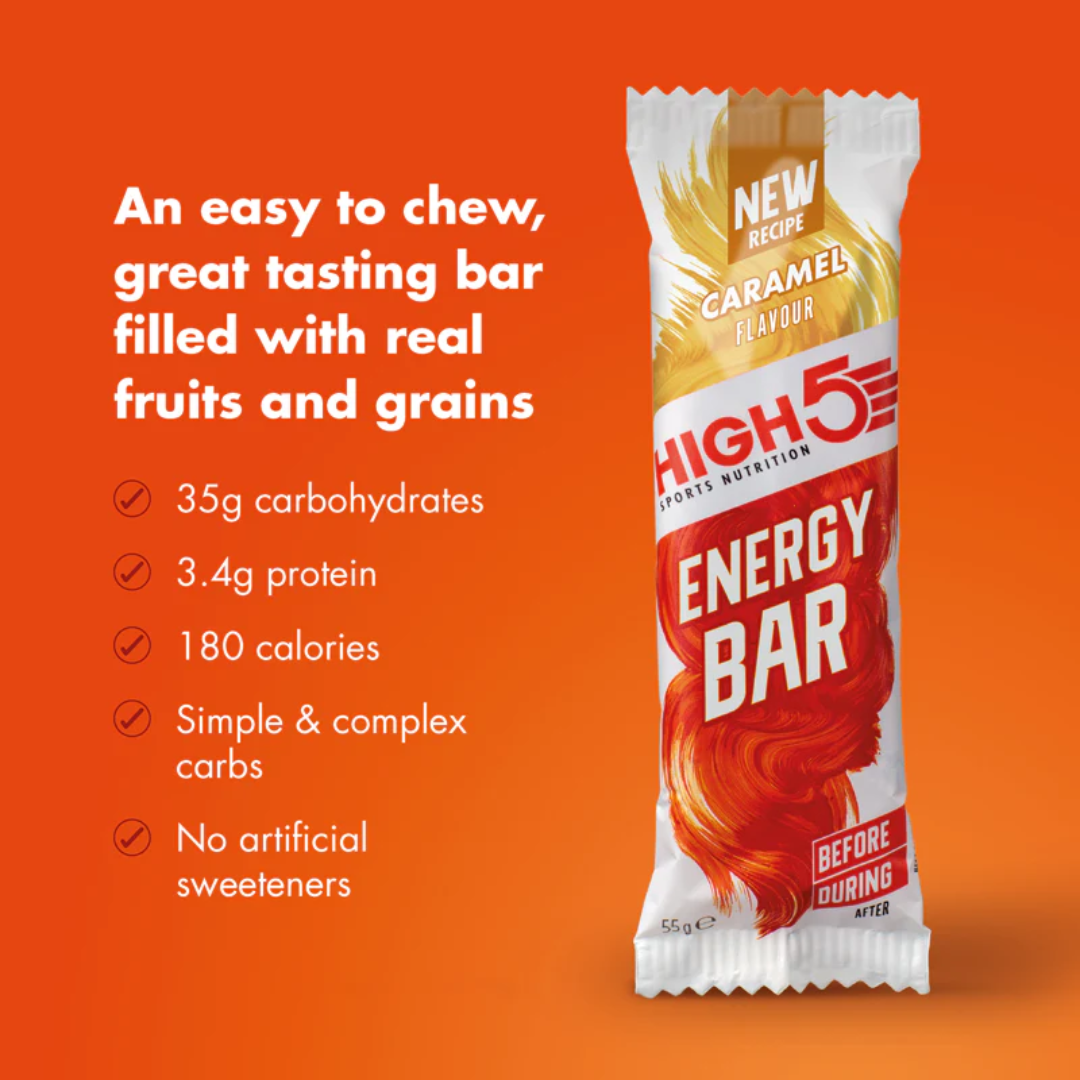 HIGH5 Energy Bar Caramel 12X55gr